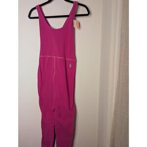 Free People Movement NWT Free Throw Onesie Pink Crossback XL